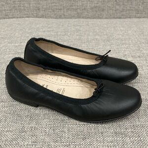 Old Soles size 30 (similar to size 13) black leather ballet flats EUC